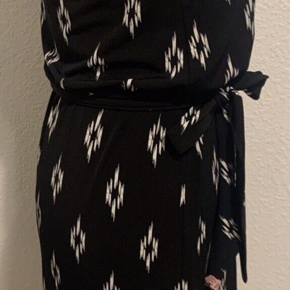 White House Black Market Geometric Print Strapless Party Sun Dress Women's XXS - Picture 4 of 13